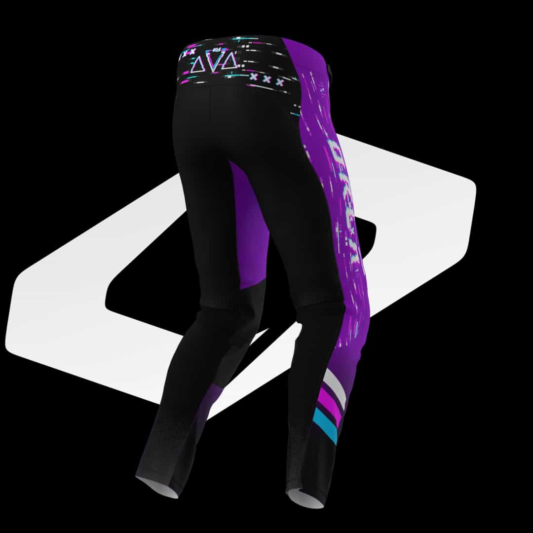 Ready Stock - Pants MX Ultima 2025 Glitch Black-Purpple