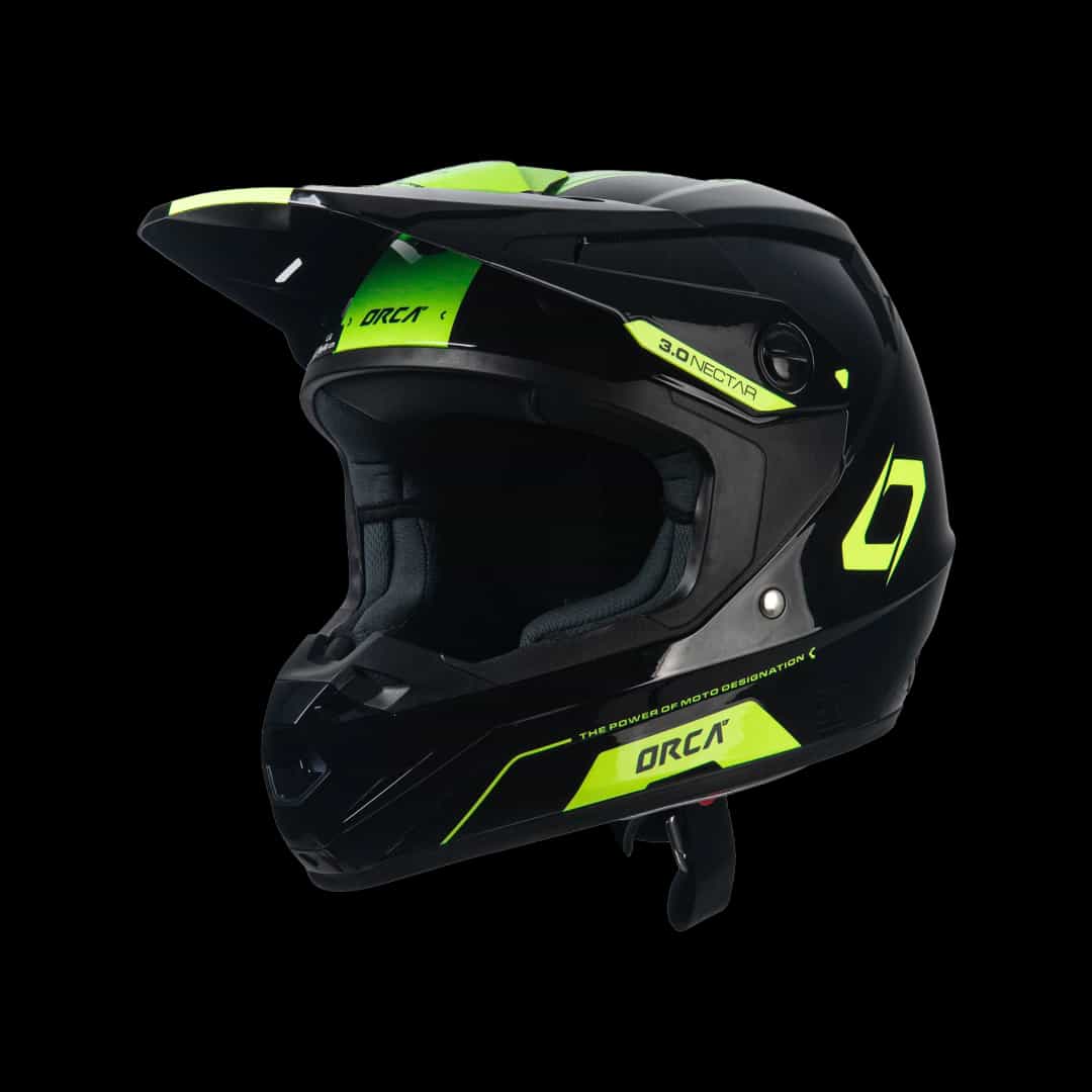 Orca Powergear - Helm Orca Atom Nectar 3.0 Black Fluo