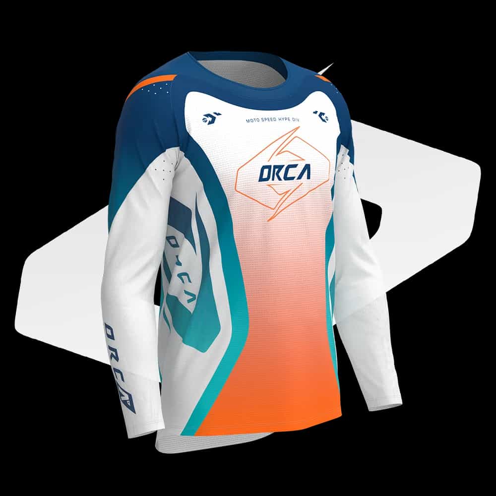 Ready Stock - Jersey Pro 2025 Zelvos White -Orange-Blue