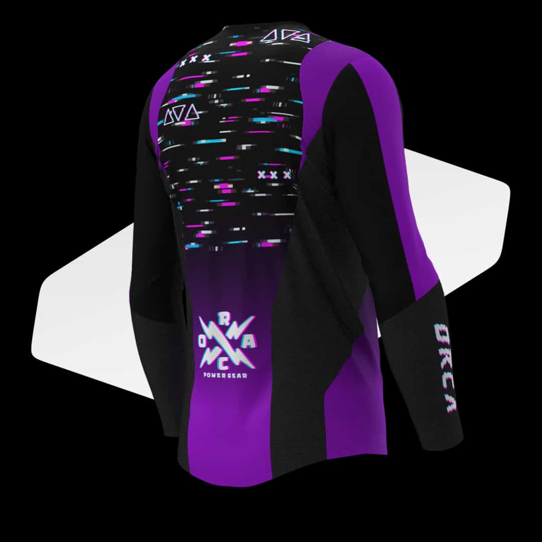 Ready Stock - Jersey Ultima 2025 Glitch Black-Purpple