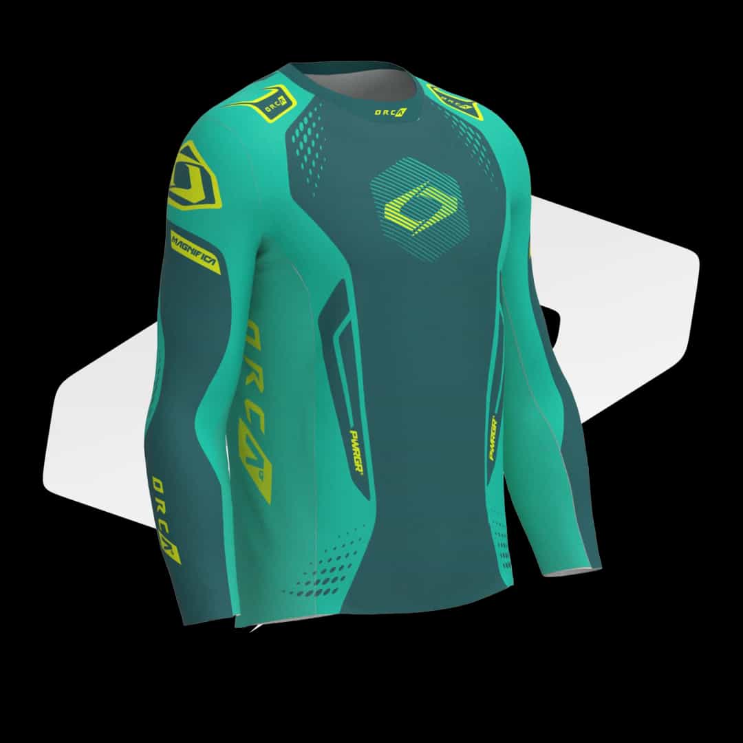 Ready Stock -  Jersey Magnifica 2026 Jagatnata Turquoise-Yellow Fluo